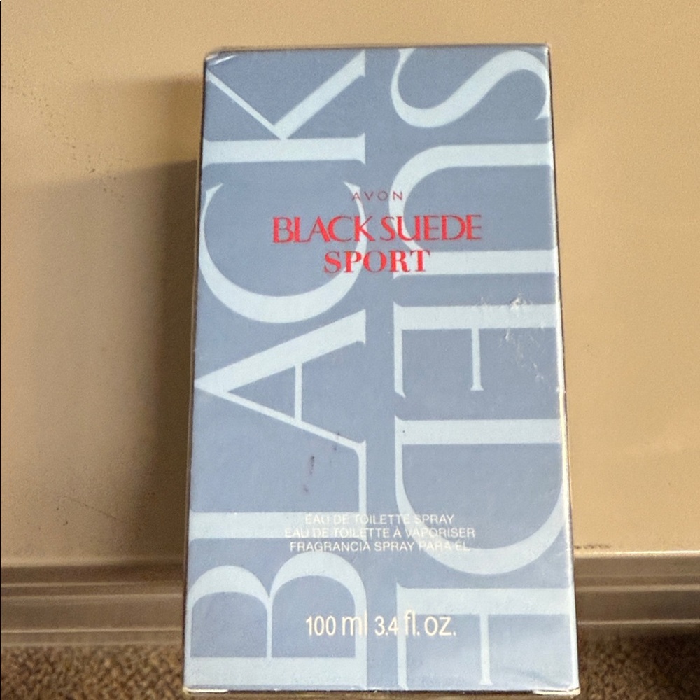 Avon Black Suede Sport Fragrance Spray Cologne for Men Factory Sealed Big 3.4 OZ - Picture 16 of 16